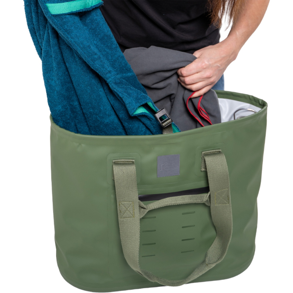 2026 Red Paddle Co Adventure Vandtæt Tote Taske 33L 002-006-005-0006 - Olive